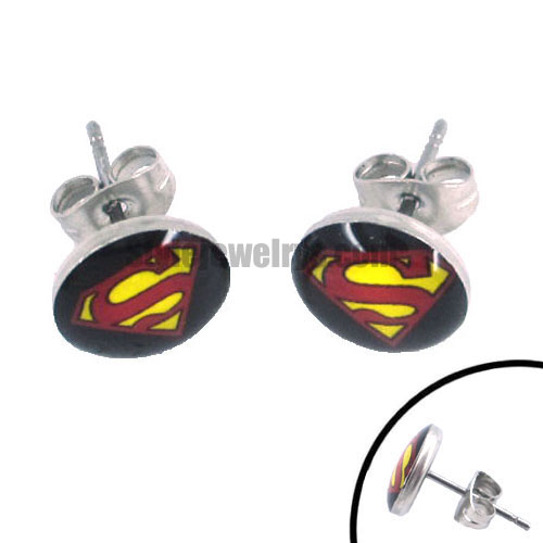 Stainless steel jewelry earring SJE370016 - Click Image to Close